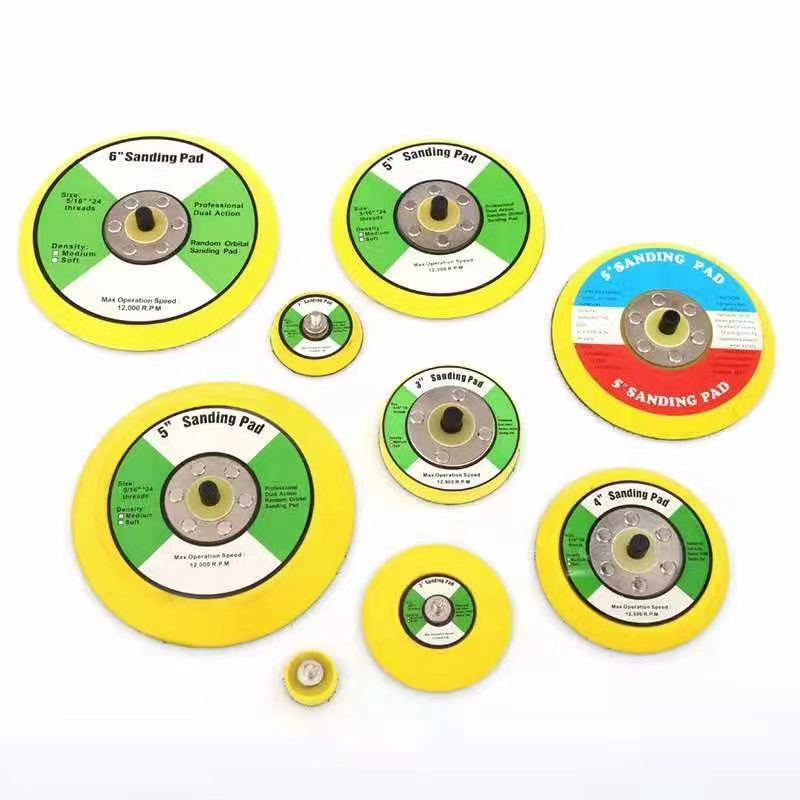 Hook Loop Polishing Pads 5/8 Thread Backing Plate Pad