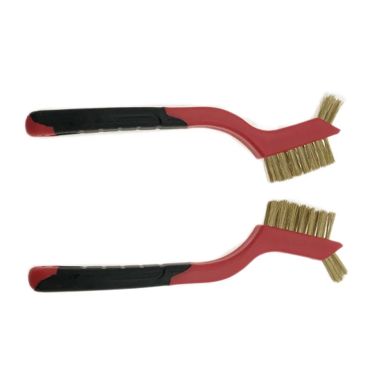 Strumenti hardware per spazzole per manico / Set di spazzole metalliche per spazzolini da denti da 7 pollici // Mini spazzola metallica per pulizia e lucidatura (AA